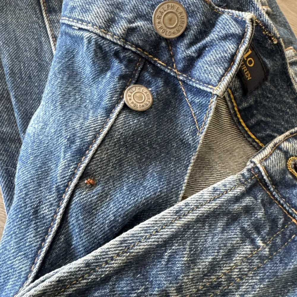 Polo Ralph Lauren Mens Vintage Classic Fit Distressed Jeans Size 34 X 32 FLAW